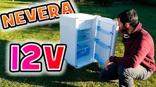 😎NEVERA 12 v para furgoneta camper  autocaravana y con COMPRESOR 54 [upl. by Eurd]