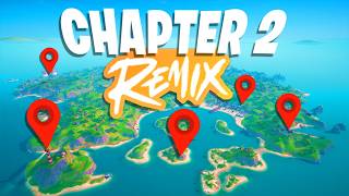 Top 5 BEST Landing Spots in Fortnite Chapter 2 REMIX [upl. by Anyt]