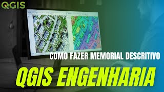 Como fazer memorial descritivo no QGIS [upl. by Jany]