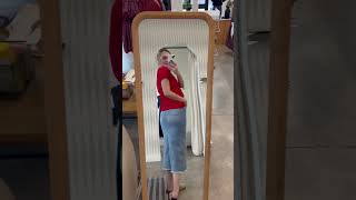 Try On  Teressa Denim Skirt [upl. by Adnuahsor]