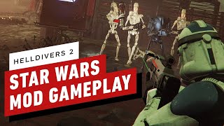 Helldivers 2 Star Wars Mod Gameplay 4K 60FPS [upl. by Janeczka]