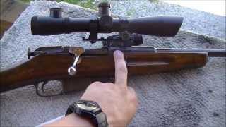 Mosin Nagant Sporter with JMeck scope mount and ATI bolt handle [upl. by Lybis973]