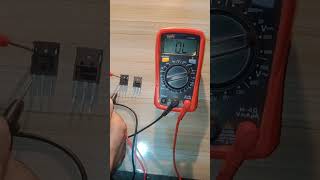 How to test IGBT using multimeter igbt multimeter viralshorts trending [upl. by Eniamerej397]