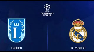 Latium vs Real Madrid  UEFA Champions League 1st Leg  PS5 [upl. by Taran117]