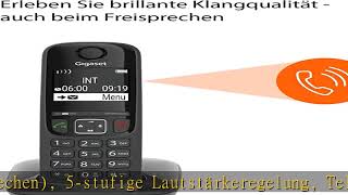 Gigaset AS690  Schnurloses Telefon  großes kontrastreiches Display  brillante Audioqualität  e [upl. by Reinertson]