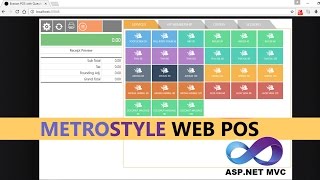 MetroStyle Web POS ASP MVC [upl. by Ahtaga]