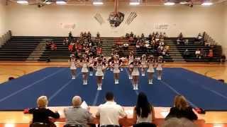 Brentsville District High School Conference 27 Cheer 2014 [upl. by Ettevi726]