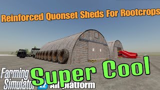 Reinforced Quonset Sheds  FS22 mod for all platforms [upl. by Puri293]