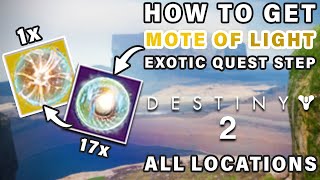 How to Get All 17 Motes of Light Locations  KHVOSTOV EXOTIC Quest Step ► Destiny 2 [upl. by Niroc308]