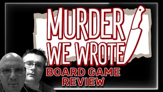 Murder We Wrote  Board Game Review [upl. by Aisorbma]