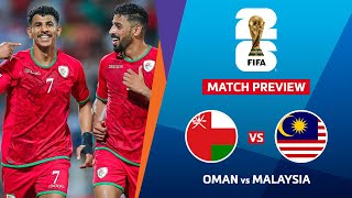 OMAN vs MALAYSIA FIFA World Cup 2026 AFC qualifying Round 2 Head to head stats [upl. by Nonnad398]