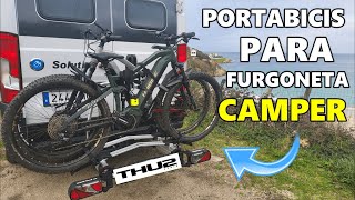 ✅️ PORTABICIS ENDURO SD260  Ideal para EBikes y abrir las puertas traseras de la furgoneta camper [upl. by Enoid546]