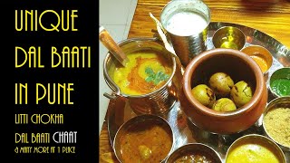 Dal Baati Churma  Swadesi restaurant Pune  Dining with Desire [upl. by Ahsayn]