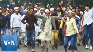 Muslims in India Protest Citizenship Law [upl. by Val]