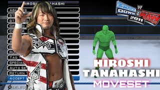 Hiroshi Tanahashi Moveset for SvR 2011 PSP [upl. by Auof]