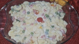 Creamy Pasta Salad Recipe  Cold Pasta Salad Recipe  Macroni Salad Recipe  Rab Razi Ho [upl. by Pigeon733]