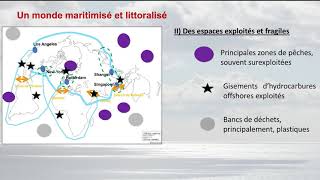 4eme chapitre 10 Mers et oceans un monde maritimise CARTOGRAPHIE [upl. by Oletha121]