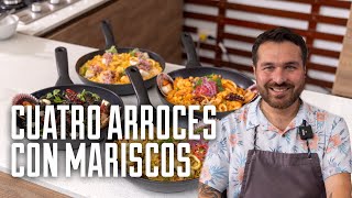 4 TIPOS DE ARROCES CON MARISCOS PARA PREPARAR EN CASA O EN TU RESTAURANTE  GIACOMO BOCCHIO [upl. by Airot]