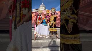 First time in history Ramayan was performed Trafalgar Square Diwali celebration in London dance [upl. by Nadya]