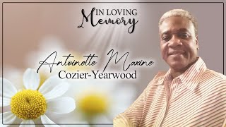 Celebrating the Life of Antoinette Maxine CozierYearwood [upl. by Clive]