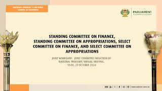 SC on Finance SC on Appropriations SC on Finance SC on Appropriations 29 October 2024 [upl. by Eeniffar]