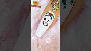 Top Christmas Nails Ideas  Simple Xmas Nail Art at home Without Tools shorts viral christmas [upl. by Myra]