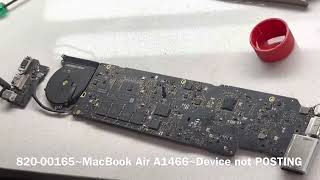 MacBook Air A1466 No CPU activity repairs [upl. by Lanaj783]