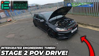 MK7 GTI STAGE 2 POV DRIVE INTERGRATED ENGINEERING TUNE [upl. by Yirinec]