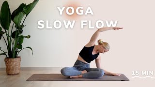 15 Minuten somatischer Yoga Flow  Wirbelsäule mobilisieren amp Körper dehnen  Stress lösen [upl. by Sadnak]