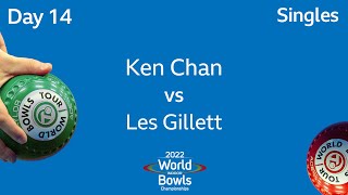 2022 World Indoor Bowls Championships  Day 14 Session 1 Ken Chan vs Les Gillett [upl. by Rimola732]