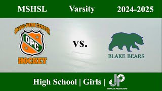 OPC Stars vs Blake Bears  Girls Varsity Hockey [upl. by Sikata]