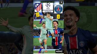 Atletico Shocks PSG with LastSecond Goal [upl. by Oeramed844]