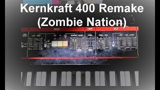 Zombie Nation  Kernkraft 400 Analog Synth Remake [upl. by Hayyikaz]