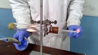 Reaction of Magnesium with Steam [upl. by Cadmarr286]