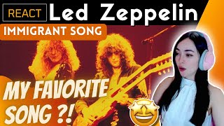 REACTING to LED ZEPPELIN  IMMIGRANT SONG [upl. by Kiah]