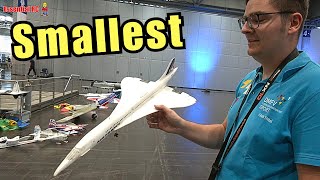 Smallest radio controlled Concorde  Retract landing gear and nose droop  Chris Tittel DMFV Team [upl. by Nethsa]