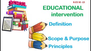 Principles of Educational Intervention  LD  SEND Awareness [upl. by Huba]