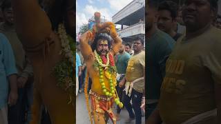 Balawanth Singh Potharaju Teenmaar Dance at laldarwazabonalu2024 oldcitybonalu2024 potharajudance [upl. by Alliber361]