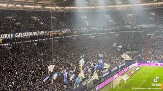 Eine Stadt erstrahlt in blau Nordkurve Gelsenkirchen vs VFL Osnabrück [upl. by Nelly]