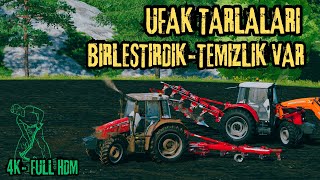 UFAK TARLALARIMIZI BIRLESTIRDIK  VE SONRAKI VIDEOPDA TAS TOPLAMAYA GECIYORUZ DOSTLAR  4K FULL HDM [upl. by Aidnis]