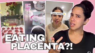 WHY do Women EAT their PLACENTA  TIKTOK Trend Placentophagy [upl. by Kimble170]