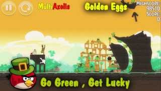 Angry Birds Seasons Go Green Get Lucky Golden Eggs ALEX [upl. by Gusti]