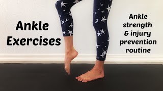 Ankle Exercises for Injury Recovery and Prevention Full Ankle Strengthening Exercise Routine [upl. by Anastasie598]