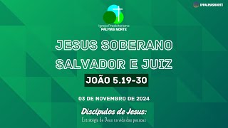 Jesus soberano Salvador e Juiz João 51930 [upl. by Omocaig]