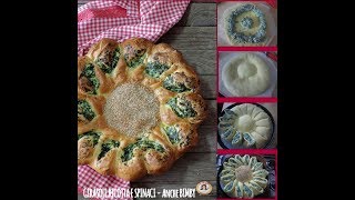 GIRASOLE RICOTTA E SPINACI rustico lievitato Anche Bimby [upl. by Ardiek]