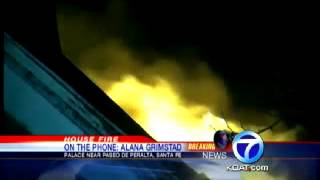 Breaking News Santa Fe House Fire [upl. by Aehcim]