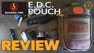 Roaring Fire Waxed Canvas EDC Pouch Review [upl. by Imelda854]