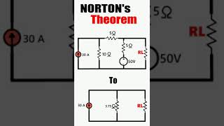 Nortons Theorem Explained in Hindi  Part1 shorts [upl. by Albright277]