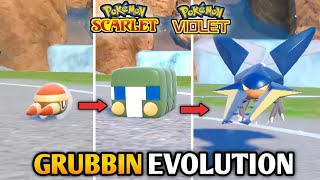 How To Evolve Grubbin Into Charjabug amp Vikavolt In Pokemon Scarlet amp Violet  The Teal Mask DLC [upl. by Heller]