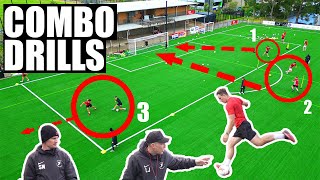 ⚽️Pro Finishing Drill  INSANE 3 Shot Shooting Drill  Joner Football 🔥 [upl. by Kiryt]